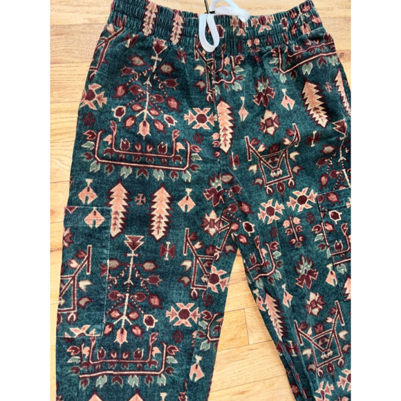 Urban Outfitters Boho Indie Western Corduroy Cargo Pants XS waist 26.5 Joggers - Picture 4 of 6